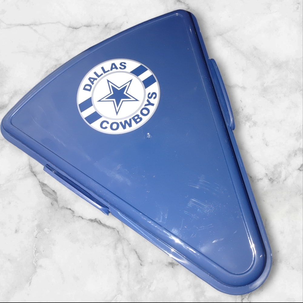 ʕ·ᴥ·ʔ NFL Official Dallas Cowboys Pizza Slice Saver / Tupperware
